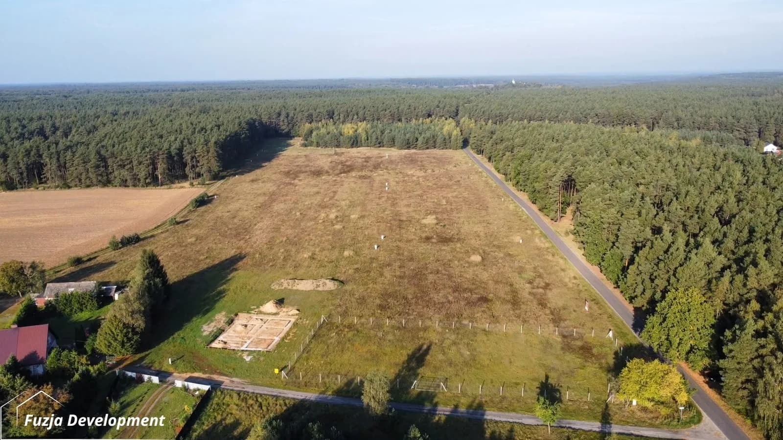 Działki Dąbrówka Kościelna rzut