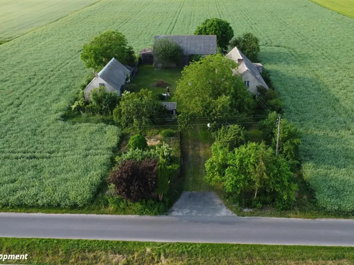 Widok z frontu siedlisko w Szydłowie